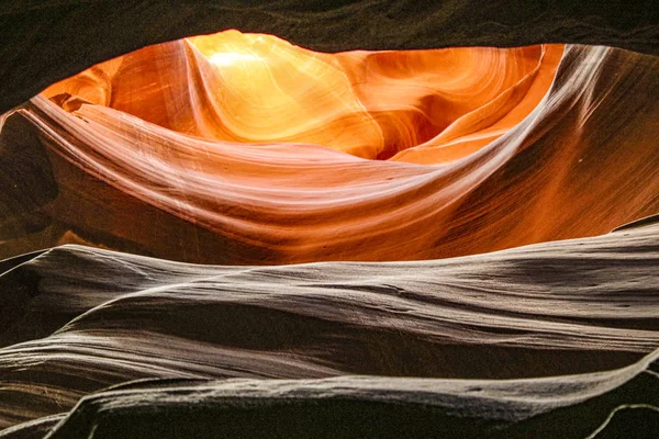 Festői táj körül a híres Antilop-kanyon oldal, Ariz — Stock Fotó