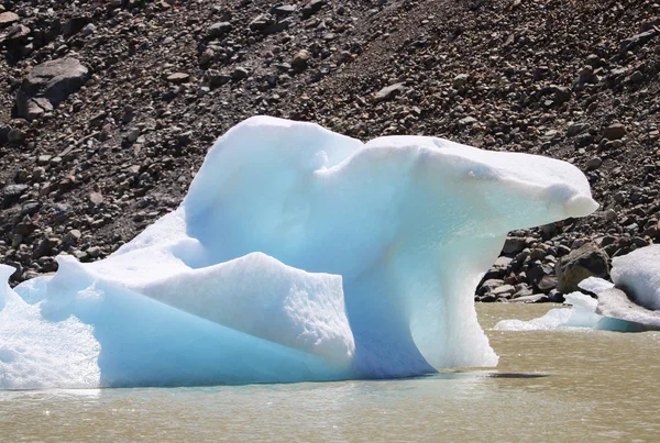 Iceberg pittoresque au Lago de Grey en Patagonie — Photo