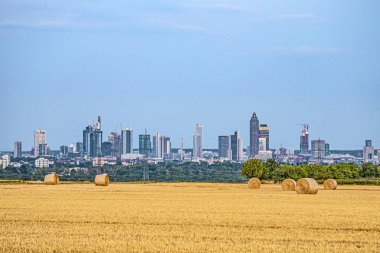 Skyline frankfurt tarafından gece 