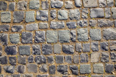 eski tarihi Cobble taş yolu deseni