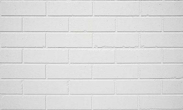 Motif de mur de briques peintes en blanc — Photo