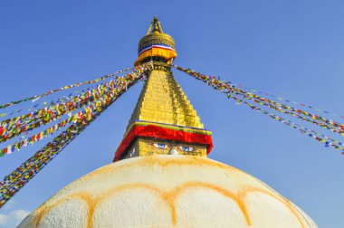 Bodhanath stupa, Kathmandu Vadisi 'nde 