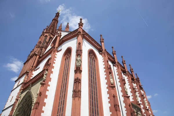 玛丽安卡佩尔,圣玛丽教堂在维尔茨堡 - 巴伐利亚 — 图库照片