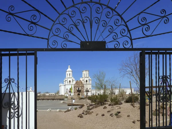 Misión san xavier del bac en Tucson arizona — Foto de Stock