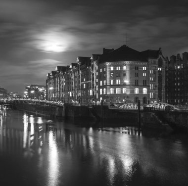 Speicherstadt Hamburg geceleri