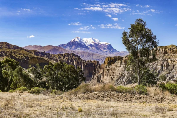 Vista del Monte Illimani en La Paz Bolivia —  Fotos de Stock