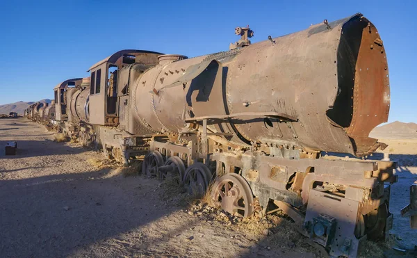 Cimetière ferroviaire, Uyuni, Bolivie — Photo