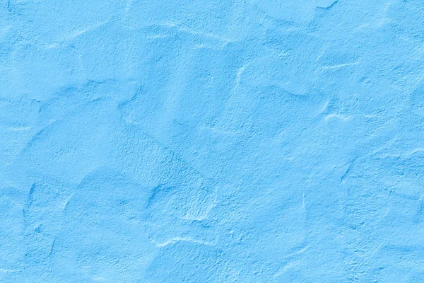 大まかな構造の青い石膏の壁 — ストック写真