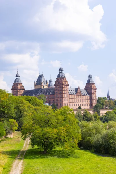 Aschaffenburg ünlü şehir kalesi — Stok fotoğraf