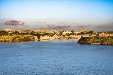 Mahon silueti , Akdeniz'de Menorca