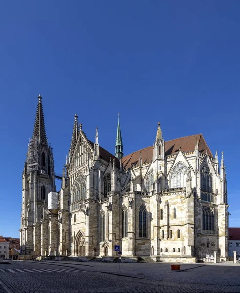 Regensburg katedralen St. Peter, Tyskland — Stockfoto