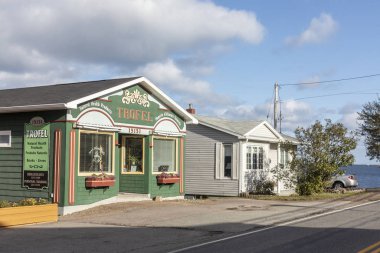 Cheticamp, Nova Scotia, Kanada 'daki ünlü gıda mağazası Troffel.