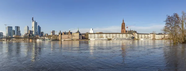 Panoramatický pohled na frankfurt am main, Německo — Stock fotografie