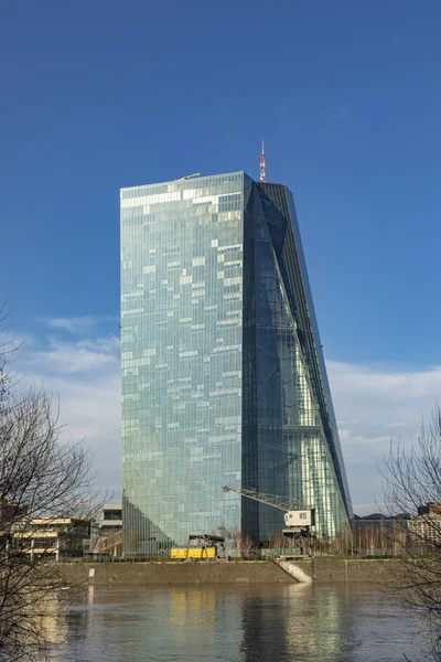 Panoramic view to hafenpark in ostend, frankfurt am Main, German — Stock Photo, Image