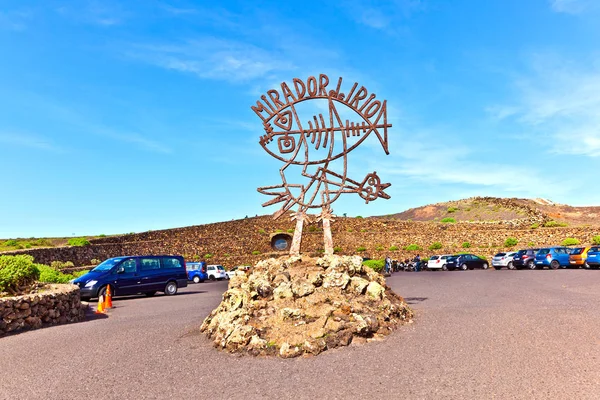 Mirador del rio op Canarische eiland lanzarote, Spanje — Stockfoto