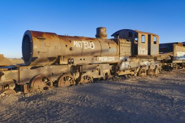 Tren mezarlığı, Uyuni, Bolivya
