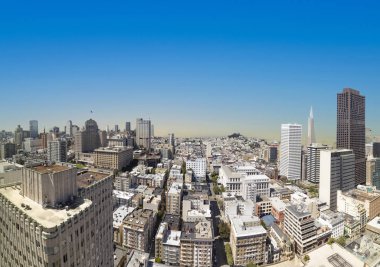 San Francisco 'nun gökyüzü ve havası 