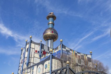 Viyana kentinin Spittelau atık yakma tesisi (Almanca