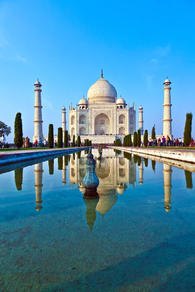 Taj Mahal en la India — Foto de Stock