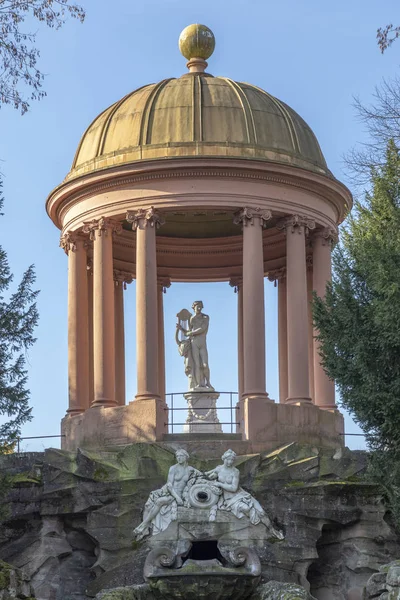 Templo de Apolo no Palácio Jardins de Schwetzingen — Fotografia de Stock