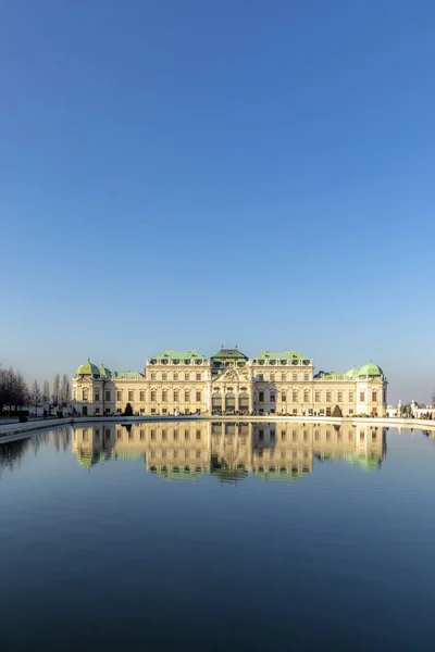 Barok paleis Belvedere is een historisch gebouwencomplex in Vien — Stockfoto