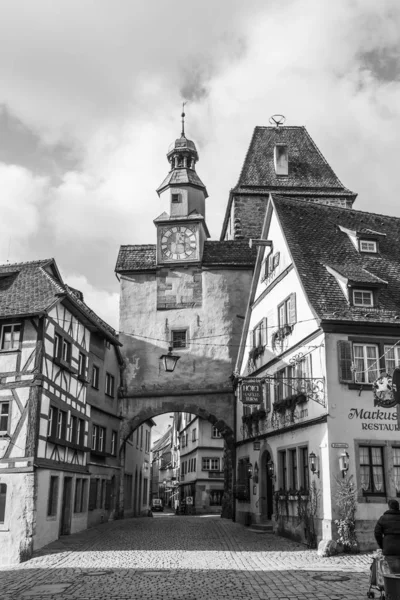Rothenburg ob der tauber történelmi épület — Stock Fotó