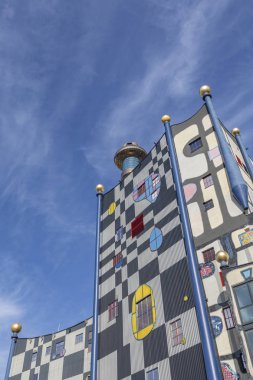 Viyana kentinin Spittelau atık yakma tesisi (Almanca