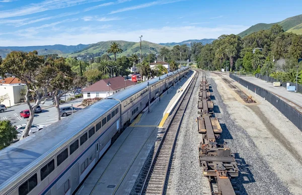 Old mexican train station at San Luis Obispo. The pacific dreaml — Stock Photo, Image