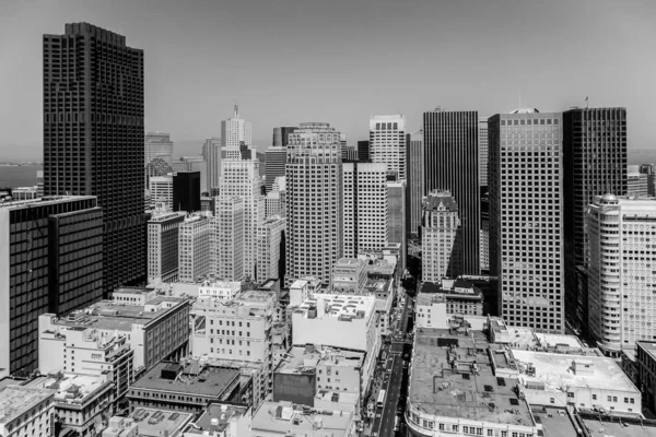 Вид с крыши на город Сан-Франциско — стоковое фото