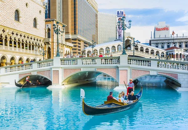Venice ressort with gondola in Las Vegas — Stock Photo, Image