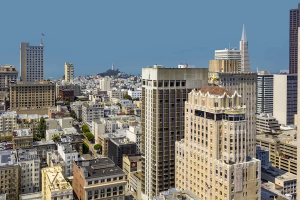 旧金山的天际线 — 图库照片