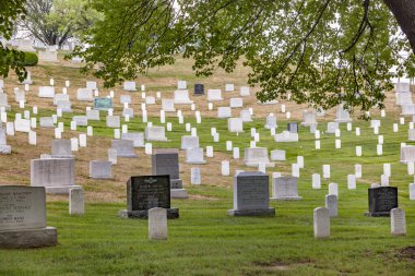  arlington Ulusal Mezarlığı'mezar taşları 
