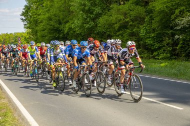 Frankfurt-Eschborn, Schwalb 'daki ünlü yarışta bisiklet yarışçısı.