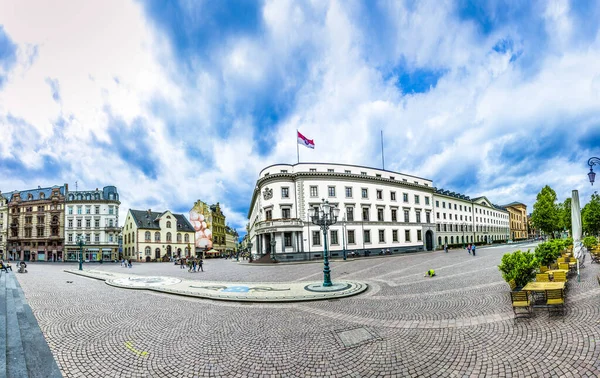 Politikkens hus, Hessischer Landtag – stockfoto