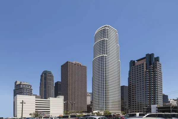 Skyskrapa nedsänkt Los Angeles — Stockfoto