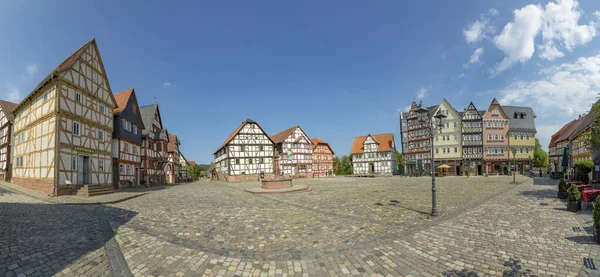 Market place at Hessenpark in Neu Anspach — Stock Photo, Image