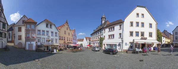 Famoso histórico Schlossplatz (castelo terreno) em Sankt Wendel wi — Fotografia de Stock