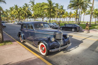 Klasik oldsmobile Park ocean drive