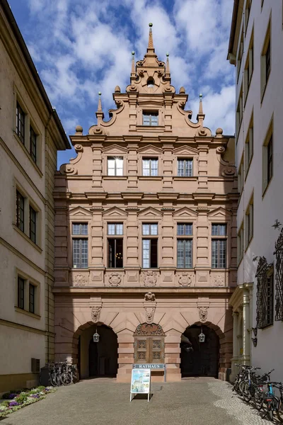Antiguo ayuntamiento de Wuerzburg , — Foto de Stock