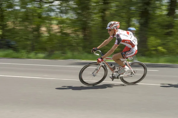 Geleneksel bisiklet yarışı Henninger turm turu... — Stok fotoğraf