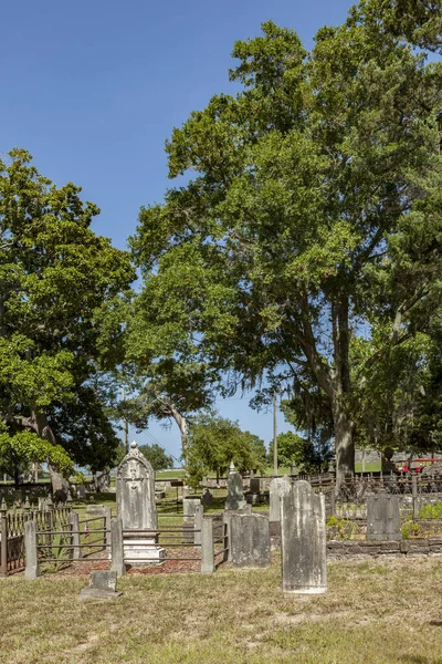 Stary zabytkowy cmentarz w Sankt Augustine, Usa — Zdjęcie stockowe