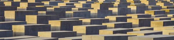 Vista del Memorial del Holocausto Judío en Berlín, Alemania — Foto de Stock