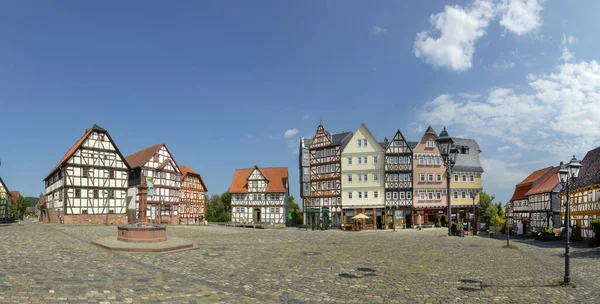 Plaza de mercado en Hessenpark en Neu Anspach — Foto de Stock