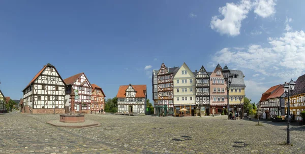 Plaza de mercado en Hessenpark en Neu Anspach —  Fotos de Stock