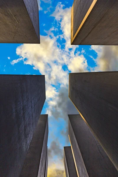 View of Jewish Holocaust Memorial in Berlin, Germany — ストック写真