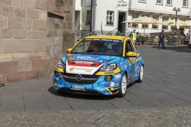 Ralley Wm Saarland, Almanya 'da Sankt Wendel' de. İlk başta.