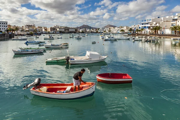 Charco de san gines in arrecife, spanien — Stockfoto