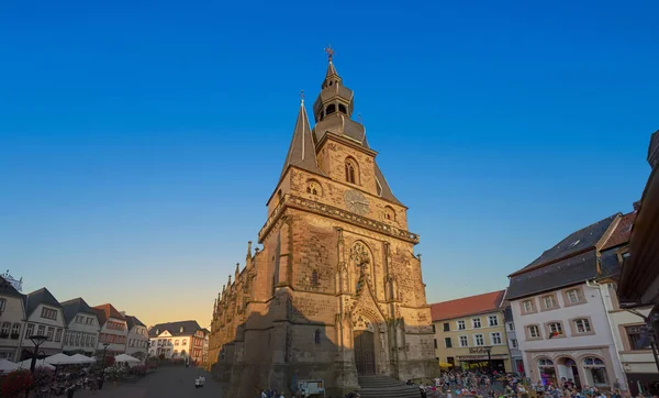 Słynny kościół Sankt Wendelin w Sankt Wendel, Niemcy — Zdjęcie stockowe