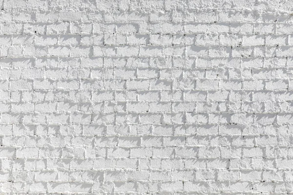 Fondo de pared de ladrillo blanco — Foto de Stock