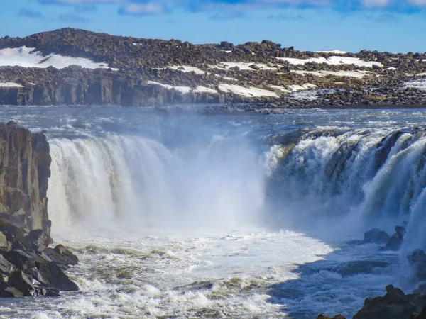 Dettifoss Καταρράκτης στην Ισλανδία — Φωτογραφία Αρχείου